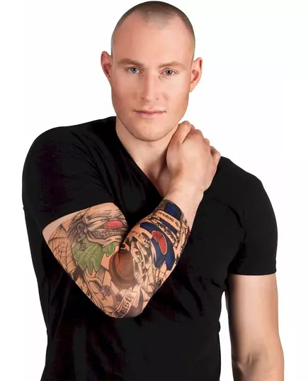 Clowntatuerade ärmar vuxen
