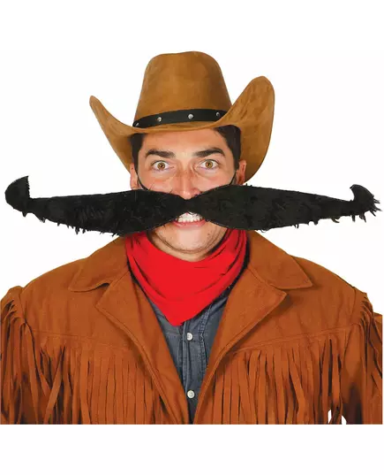Maxi svart mustasch 55 cm vuxen