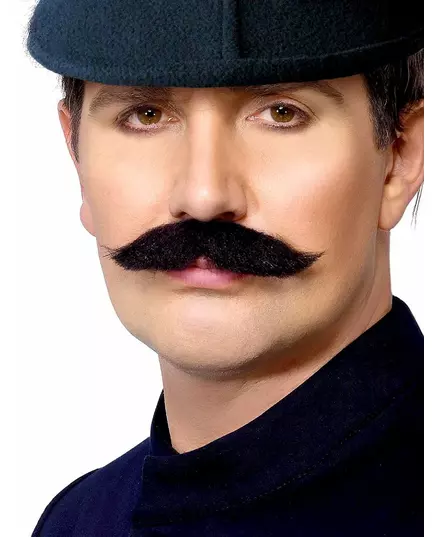 Engelsk polisagentmustasch vuxen
