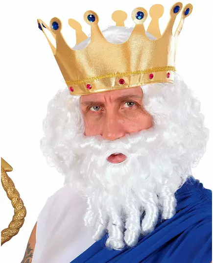 Vit peruk havsgud herr
