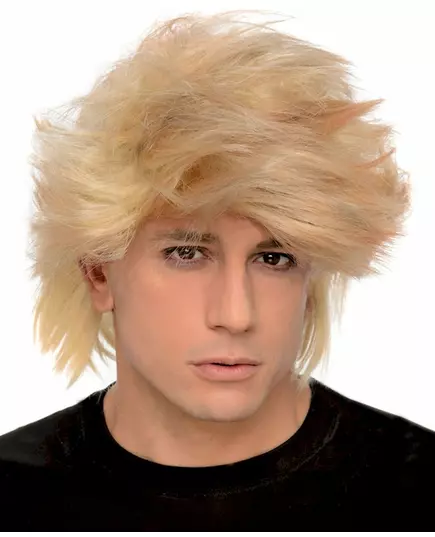 Rufsig blond peruk herr