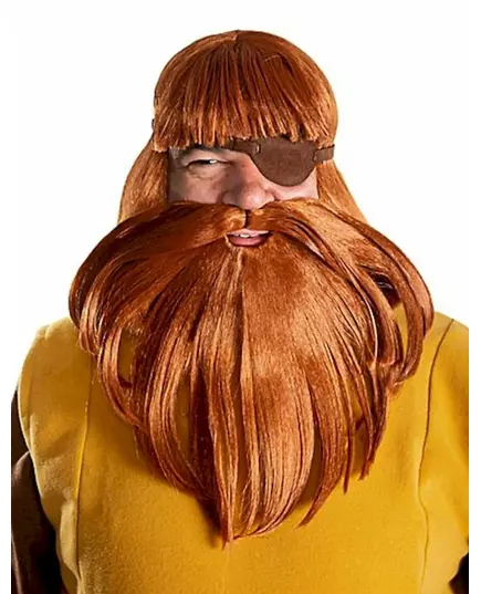 Peruk och skägg Halvar Vic the Viking™ herr
