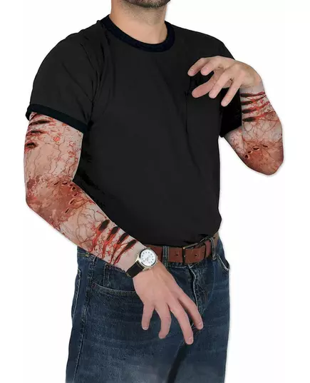 Ärmskydd med falska zombieskador