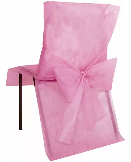 10 rosa stolöverdrag av hög kvalitet 50 x 95 cm