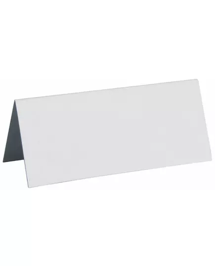 10 vita rektangulära placeringskort 3 x 7 cm