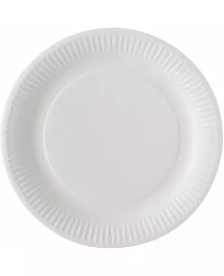 100 vita papperstallrikar 23 cm