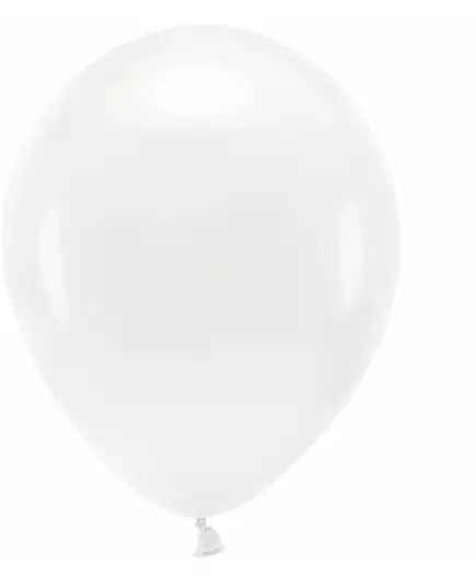 100 pastellvita latexballonger 26 cm