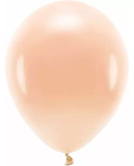 100 pastellpersikofärgade latexballonger 26 cm