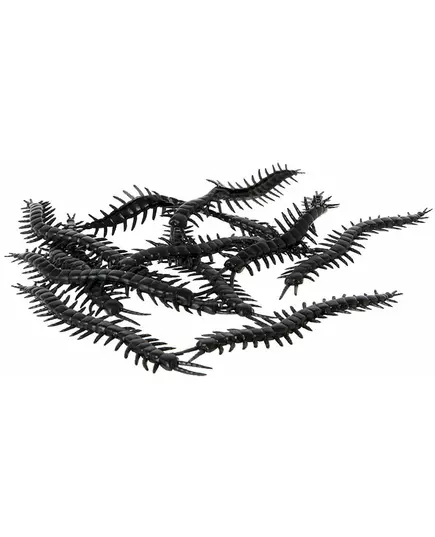 12 svarta tusenfotingar 13 cm Halloween