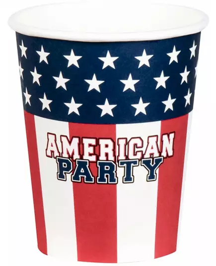 10 pappmuggar American party 21 cl