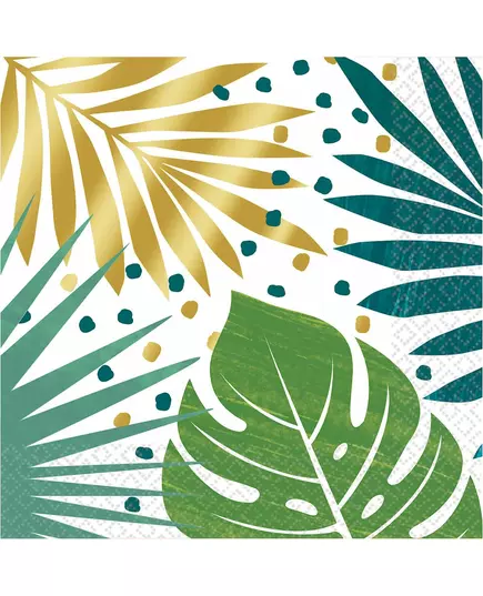 16 pappersservetter Tropical Chic 33 x 33 cm