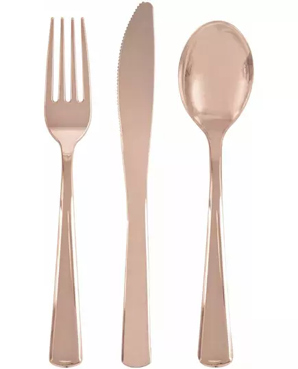 18 plastbestick roséguld