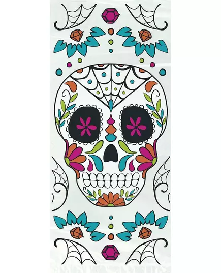 20 plastgodispåsar Dia de los muertos 28 x 12 cm