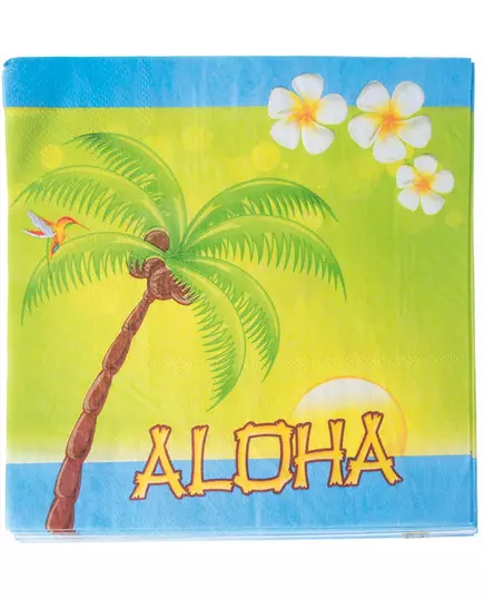 20 Aloha-pappersservetter 33 x 33 cm