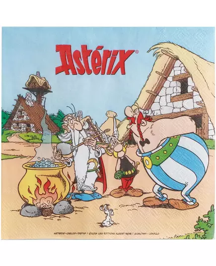 20 pappersservetter Astérix™ 33 x 33 cm