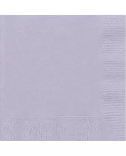 20 lavendelfärgade pappersservetter 33 x 33 cm