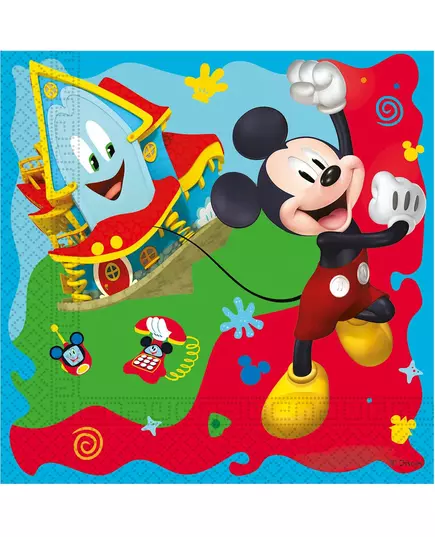 20 pappersservetter Mickey Mouse™ 33 x 33 cm