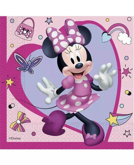 20 Minnie Junior™ pappersservetter 33 x 33 cm