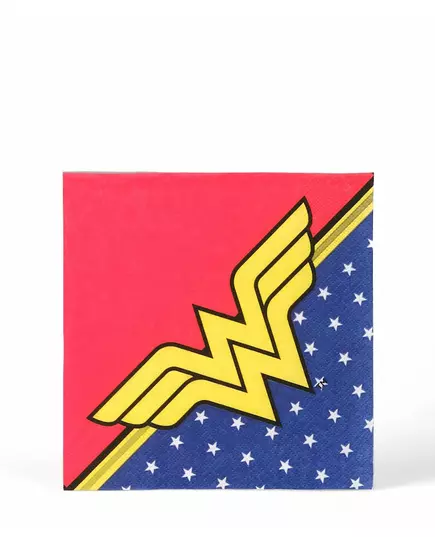 20 pappersservetter Wonder Woman™ 33 x 33 cm