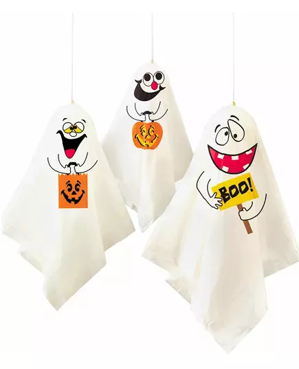 3 hängande spöken Halloween