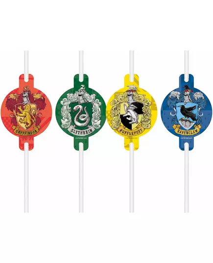4 papp­sugrör Harry Potter™