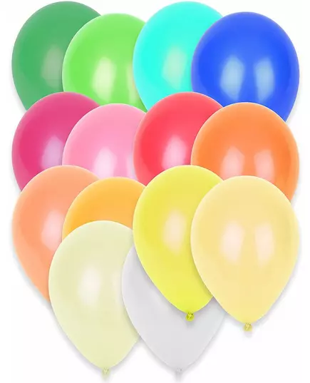 50 flerfärgade ballonger 30 cm