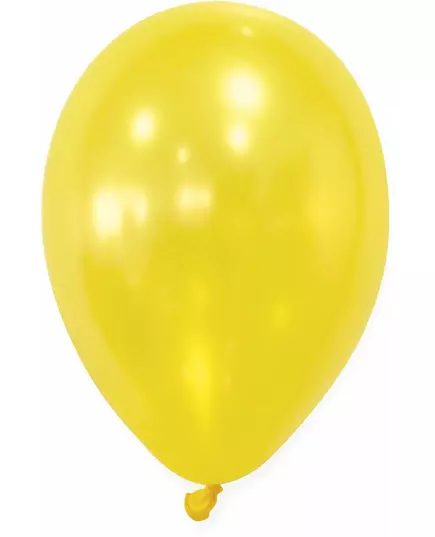 50 gula metallicballonger 30 cm