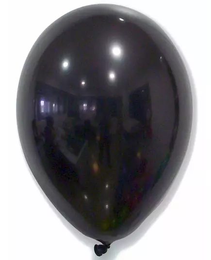 50 svarta ballonger 30 cm