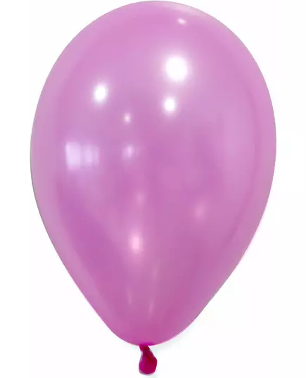 50 metalliska rosa ballonger 30 cm