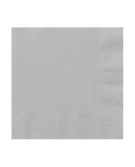 50 grå pappersservetter 33 x 33 cm