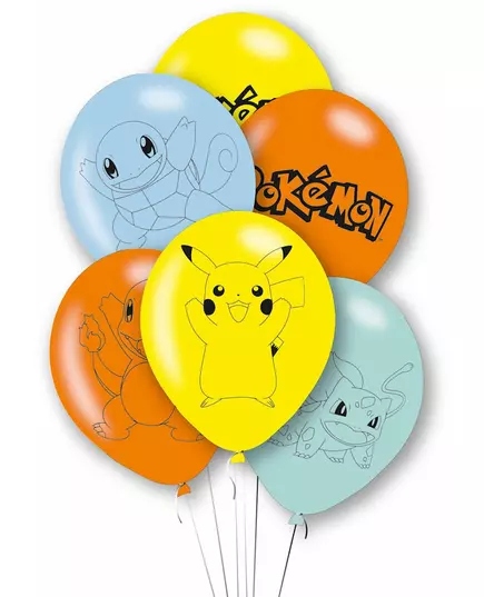 6 Pokémon Pikachu-latexballonger