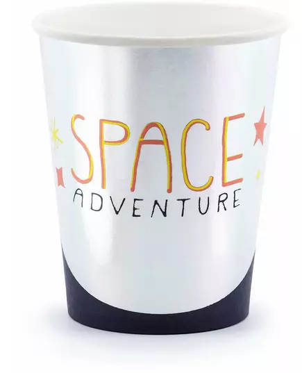 6 pappmuggar space adventure 200 ml