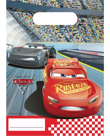 6 presentpåsar Cars 3™ 16 x 23 cm
