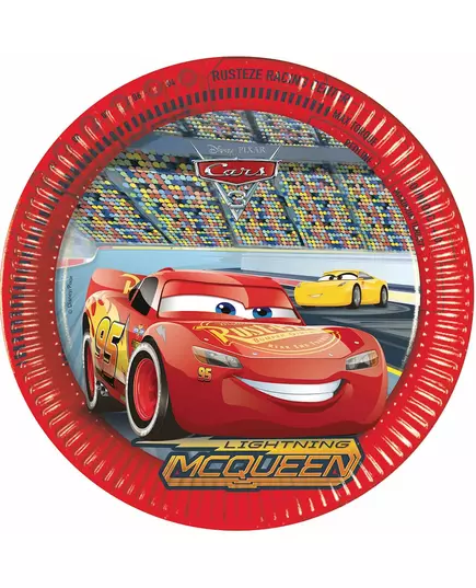 8 Cars 3™ papperstallrikar 23 cm