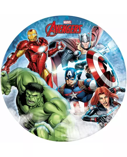 8 papperstallrikar 23 cm Avengers Mighty™