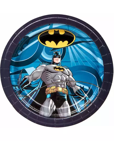 8 papperstallrikar Batman™ 23 cm