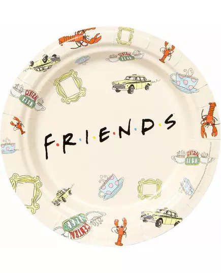 8 pappassietter Friends™ 23 cm