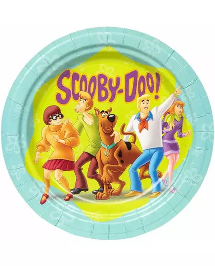 8 Scooby-Doo™ papperstallrikar 23 cm