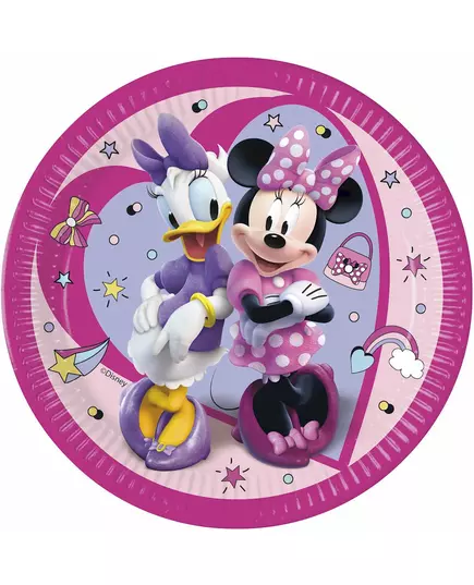 8 Minnie Junior™-papptallrikar 23 cm