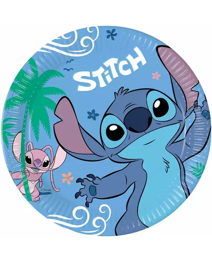 8 Stitch™ papperstallrikar 23 cm
