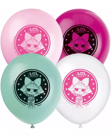 8 latexballonger LOL Surprise™ 30 cm