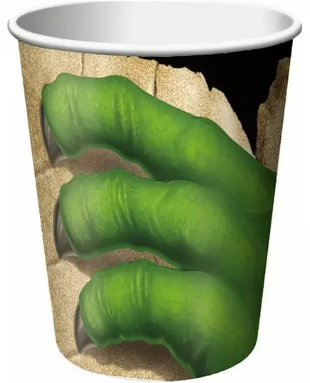 8 pappmuggar födelsedag dinosaurier 266 ml