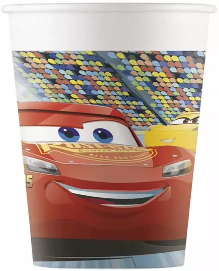 8 Cars 3™ pappmuggar 200 ml