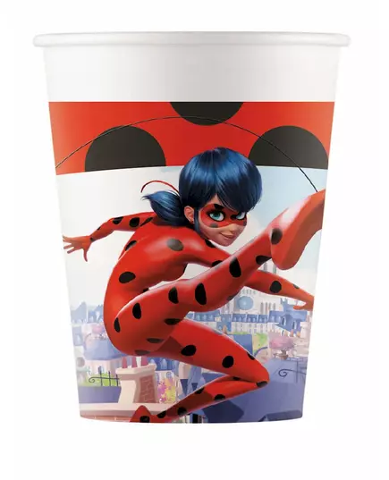8 Miraculous Ladybug™ pappmuggar 200 ml