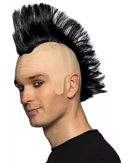 Punkperuk med tuppkam herr