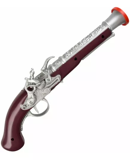 Brun plastpistol för pirat