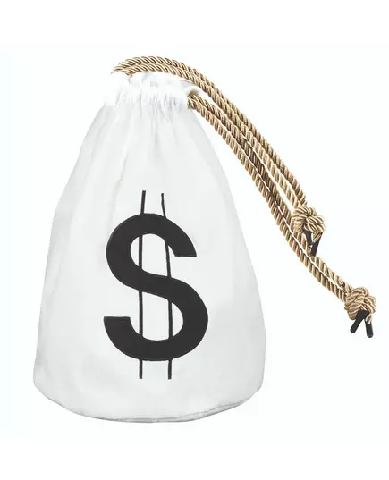 Vit dollarsäck 29 x 20 cm