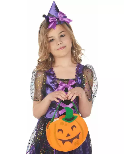 Halloweenpumpaväska för barn