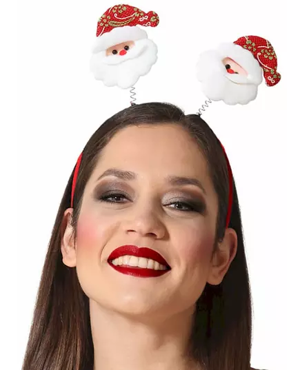 Humoristiska tomte-diadem vuxen
