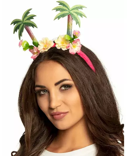 Hawaiianskt palmbladshårband vuxen